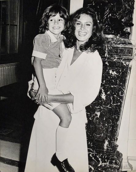 Con il figlio Alexandre.