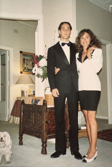 Con Alexandre, anni Novanta.